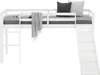 Homestyle4u Kinder Hochbett 90x200 weiss mit Lattenrost Produktbild-Vorschau 11