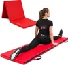 Hop-sport Skládací tvrdá gymnastická žíněnka 5cm červená | Náhled obrázku produktu 9