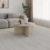 Decortie Runder Couchtisch Wohnzimmertisch Travertin Produktbild-Vorschau 2