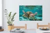 MuchoWow® - Leinwandbilder - Eine Schildkröte schwimmt Produktbild-Vorschau 6