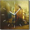 Coloray Uhr auf Leinwand 30x30 cm Wand Uhr Dekoration Produktbild-Vorschau 1