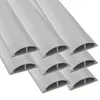 ARLI Kabelkanal halbrund selbstklebend 50x12 mm Grau – 8x Produktbild-Vorschau 1