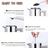 Kleine French Press Kaffeebereiter aus Edelstahl,Thermo Produktbild-Vorschau 6
