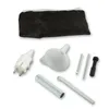 A collection of accessories for a generator, laid out on a white background. Produktbild-Vorschau