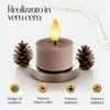 Meisterhome® XXL LED tea lights set di 4 - Candele senza Anteprima dell’immagine prodotto 4