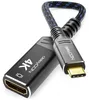 deleyCON 4K USB-C auf HDMI Adapter aus Aluminium (4K@60Hz Produktbild-Vorschau 1