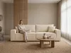 VENASI Schlafsofa mit Schlaffunktion Hugo, Beige Cordstoff Produktbild-Vorschau 3