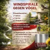 Windspirale 6er Set Vogelabwehr Windspiel Reflektierend Produktbild-Vorschau 3