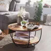 WOHNLING Couchtisch 60x34,5x60 cm Akazie Massivholz / Produktbild-Vorschau 2