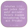Mr. & Mrs. Panda Tassenuntersetzer Spruch 1951 Geburtstag - Produktbild-Vorschau 1