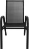 Runder Tisch Island 60Cm Mit 4 Stühlen Sofia, Schwarz Produktbild-Vorschau 4