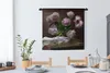 MuchoWow® Wandteppich Wandbehang Pfingstrosen - Stilleben - Produktbild-Vorschau 3