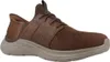 A single brown Skechers sneaker is shown from a side angle against a white background. Produktbild-Vorschau