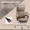Vinsetto Bürostuhl mit Massagefunktion, Schreibtischstuhl Produktbild-Vorschau 5
