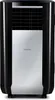 A front view of a black and silver portable air conditioner. Produktbild-Vorschau