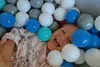 Ballebad 90x90cm mit 150 Ballen Schaumstoffrand waschbar Produktbild-Vorschau 3