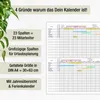 Urlaubsplaner 2026 Mitarbeiter Zick-Zack - [63 x 30 cm] Produktbild-Vorschau 2