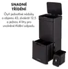 Klarstein Royal Trash Matte Black, odpadkový koš se Náhled obrázku produktu 3