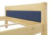 Massivholzbett Kiefer 160x200 mit wählbarem Farbpolster Produktbild-Vorschau 4