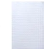 A close-up view of a white, textured rug with a wave-like pattern. Produktbild-Vorschau