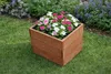 Jardinière carrée 30 x 30 x 28 cm – Pot de fleurs moderne, Voir les images du produit 4