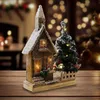 Casa di Natale con albero, LED, 44 cm Anteprima dell’immagine prodotto 10