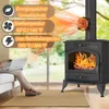 UISEBRT 4 Blätter Kaminventilator Ofenventilator Kaminofen Produktbild-Vorschau 5