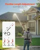 A man is using a telescoping wand to clean the roof of a house. Produktbild-Vorschau