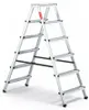Baulich | Aluminium Haushaltsleiter - 2 x 6 Stufen - Max. Produktbild-Vorschau 1
