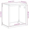 vidaXL Würfelregale 4 Stk. Betongrau 30x15x30 cm Produktbild-Vorschau 8