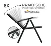 sunnypillow 2er Set Gartenstühle und Gartenstuhlauflagen Produktbild-Vorschau 8