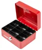 Geldkassette mit Münzeinsatz 15 x 12 x 8 cm  HMF 10215 Rot Produktbild-Vorschau