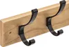 5Five Garderobe fur Wand/Wand - hellbraun/schwarz - 6x Produktbild-Vorschau 3