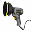 A gray and black electric polisher with a yellow accent on a white background. Produktbild-Vorschau