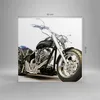 Bild auf Leinwand - Leinwandbild - Motorrad Motor Produktbild-Vorschau 3