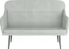 vidaXL Lavice Light Grey 110x76x80 cm Velvet Náhled obrázku produktu 3