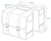 Fahrradtasche für Gepäckträger 40L Wasserdicht Produktbild-Vorschau 8