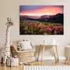 MuchoWow® Poster Blumen - Berge - Landschaft - Nacht - Produktbild-Vorschau 7