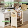 Montessori Lernturm 4-in-1 aus Holz, Höhenverstellbarer Produktbild-Vorschau 3