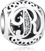 PANDACHARMS Kugel Buchstabe R Charm , 925er Sterling Produktbild-Vorschau 1