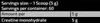 A close-up of nutritional information from a product label. Produktbild-Vorschau
