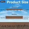 LZQ Rasenkante Metall 106x16 cm – 10 Stück (10 m), Flexibel Produktbild-Vorschau 7