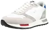 Weißer Herrensportschuh mit grauen/blauen Akzenten und Produktbild-Vorschau 4