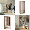 Armoire à vêtements Vicco Elmo Sonoma 180x200cm Lot de 2, Voir les images du produit 8