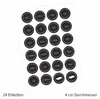 24 Gewürzetiketten - schwarz/weiß - 22 beschriftet 2 blanko Produktbild-Vorschau 2