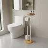 Portarotolo Relaxdays, per rotoli di ricambio, ripiano, Anteprima dell’immagine prodotto 2