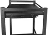 Doppel Waschmaschinenregal 146x65x99cm mit Auszug Schwarz Produktbild-Vorschau 6