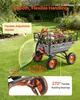 VEVOR Poly Gartenkipper Schwerlast Gartenwagen und -karren Produktbild-Vorschau 7