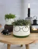 Blumentopf mit Gesicht und Brille, in zwei Farben und 4 Produktbild-Vorschau 3