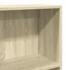 vidaXL Regál Sonoma dub 80x30x114 cm Materiál na báze dreva Náhľad obrázku produktu 7